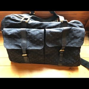 Auth Louis Vuitton monogram Claudine travel bag